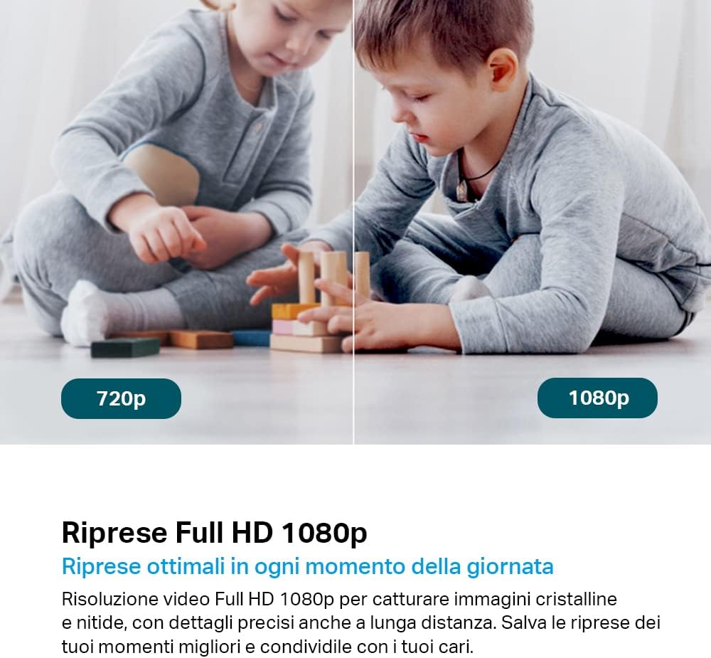 TP-Link Tapo C500 WLAN-Überwachungskamera für den Aussenbereich, 360 Grad Tapo C200 360°-WLAN-Überwa