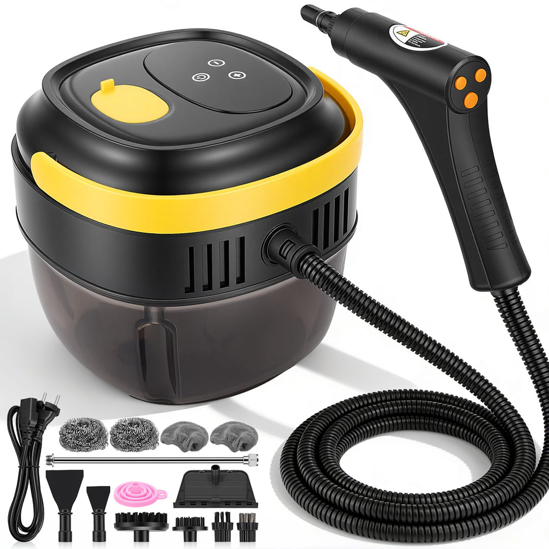 Dampfreiniger Handgerät 6-stufig einstellbar,1,7L Tank Handdampfreiniger mit Griff- und Touchscreen-