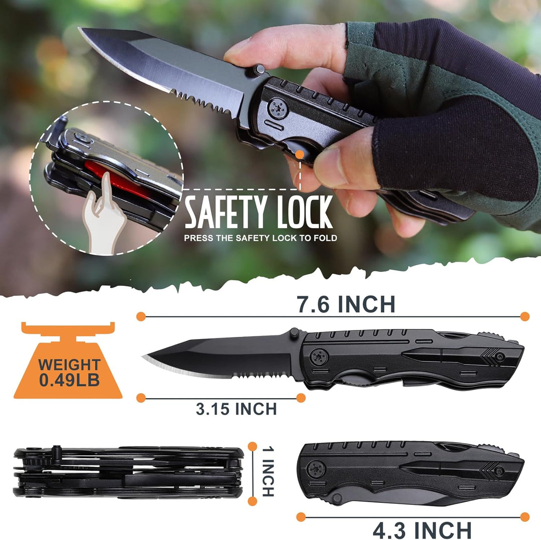 Geschenke für Männer Er Papa, Weihnachtsgeschenke für Männer, Outdoor Multitool Geschenke für Männer