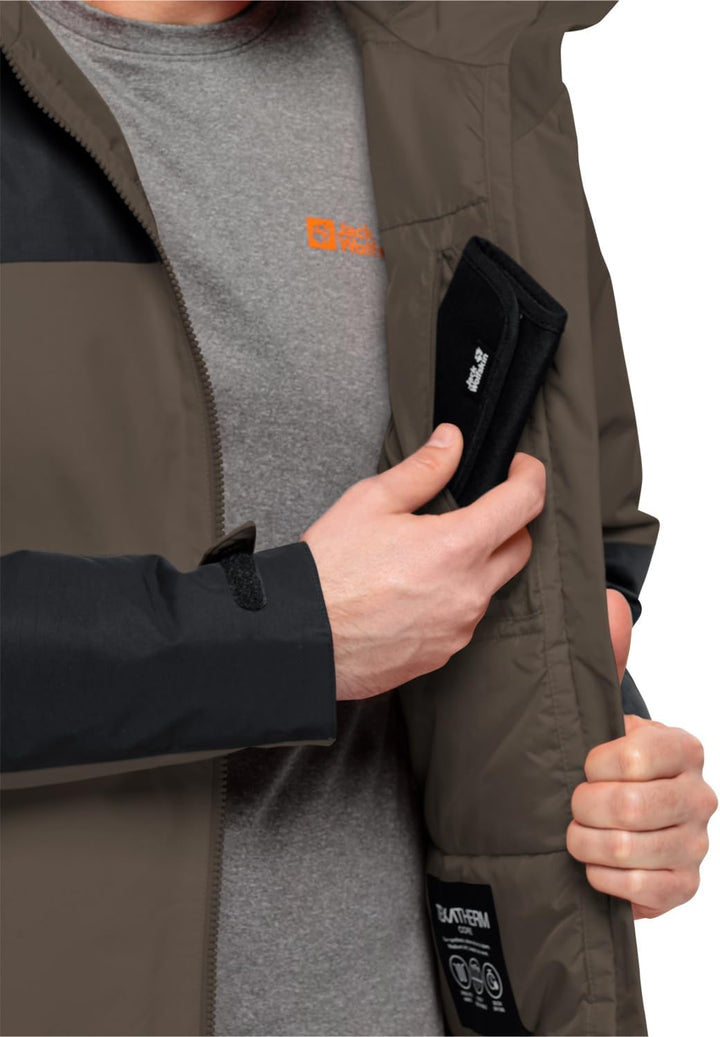 Jack Wolfskin Herren Jasper Ins Jkt M Jacket, cold coffee