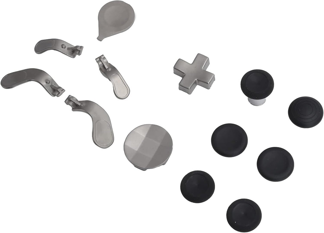 Annadue Game Controller Thumbsticks Kit für One Series 2, mit 6 Thumbsticks, 7 Metallknöpfen und -Ta