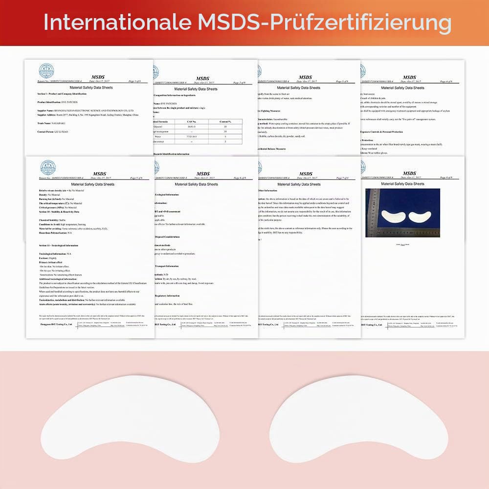 NAGARAKU 100 Paar Wimpernverlängerung Eye Pads Unter Augenpads Gel Augenpads Hydrogel Augenpads Einz