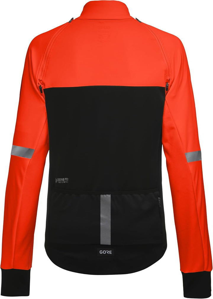 GORE WEAR Damen Phantom Jacke Damen Jacke 40 Black/Fireball, 40 Black/Fireball
