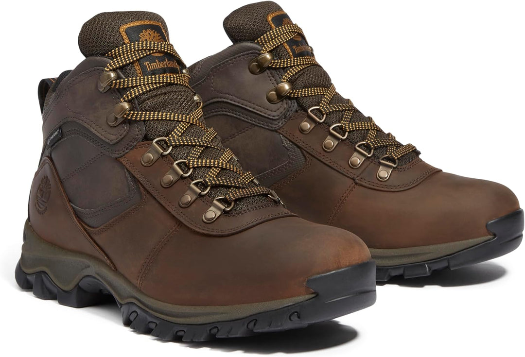 Timberland Herren Mt. Maddsen Mid Leather Wp Hiking Boot 41 EU Dunkelbraun, 41 EU Dunkelbraun