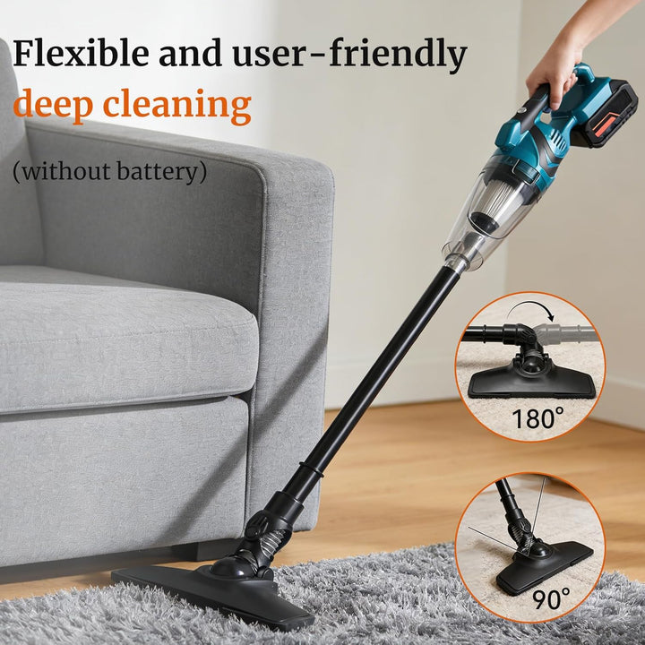 4-in-1 Akku Staubsauger für Makita 18V, Multifunktionaler Handstaubsauger mit 10000Pa Saugleistung,