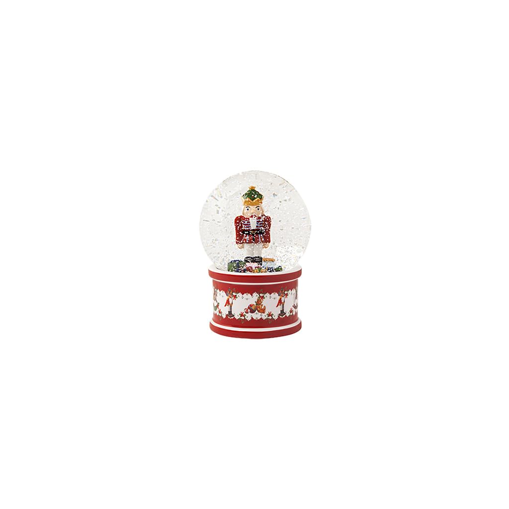 Villeroy & Boch - Christmas Toys, Schneekugel gross, Nussknacker, 13 x 13 x17cm, Porzellan/Glas, Meh