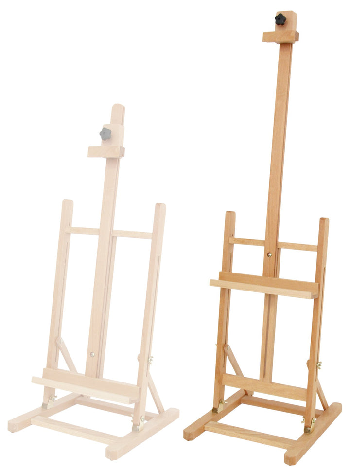 Paintersisters XXL Tischstaffelei T-70 aus Buche FSC® für Keilrahmen bis 70 cm, Sitzstaffelei, Malhö