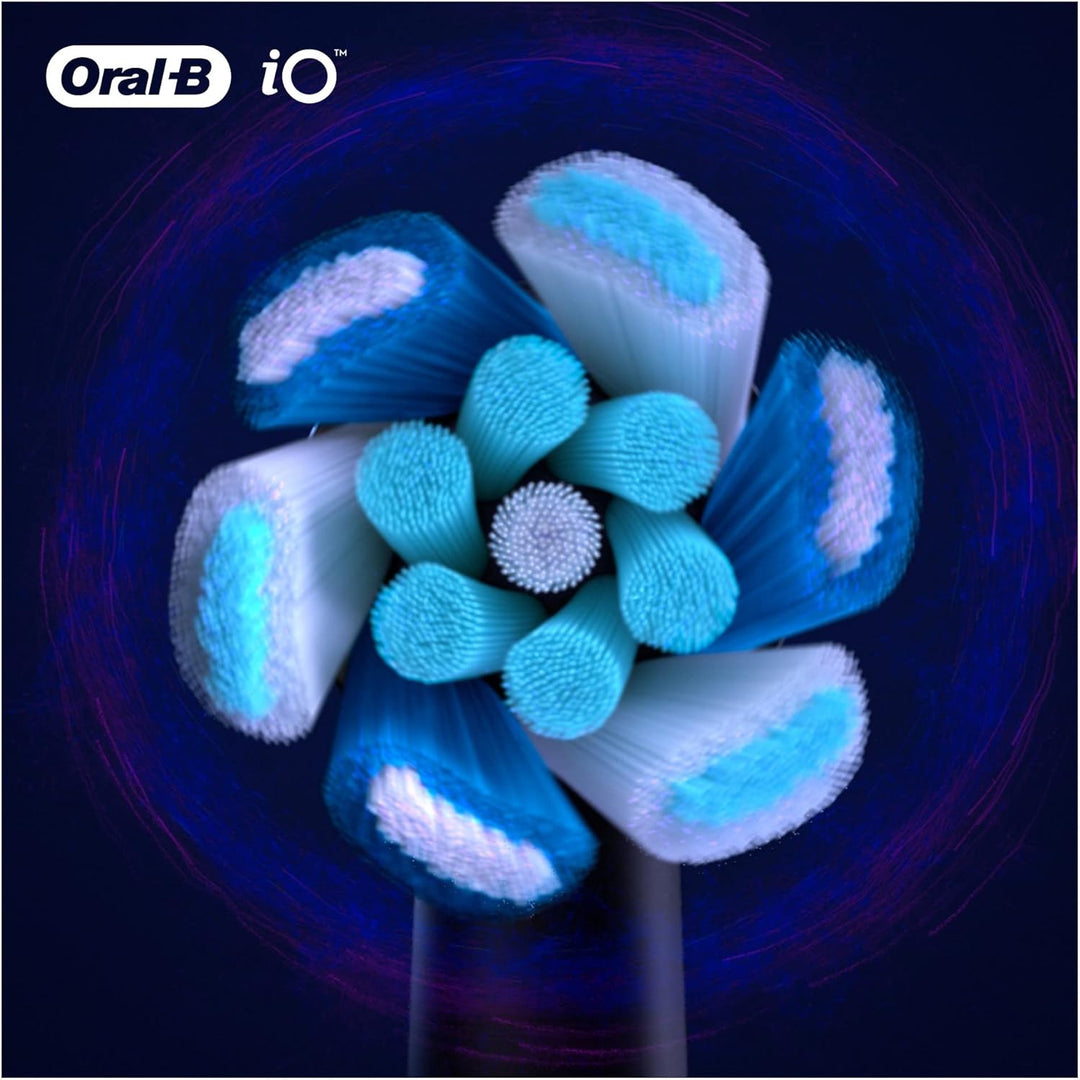 Oral-B iO Ultimative Reinigung Aufsteckbürsten für elektrische Zahnbürste, 4 Stück, ultimative Zahnr