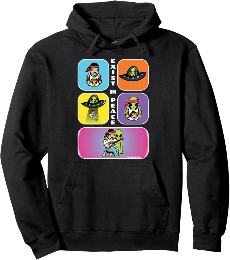 IM FRIEDEN EXISTIEREN GITARRE AUSLÄNDER Pullover Hoodie