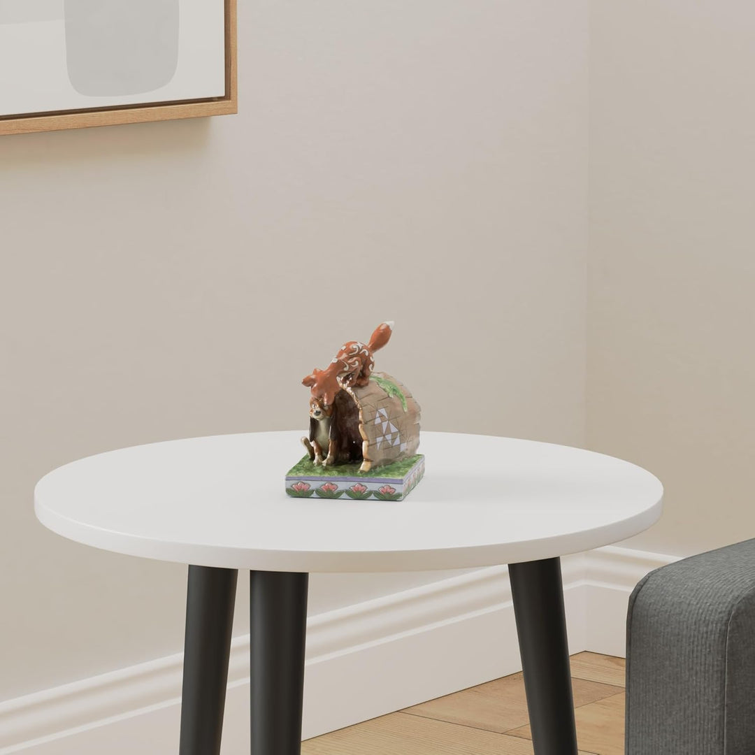 Jim Shore Disney Traditions Der Fuchs und der Hund ‚Unwahrscheinliche Freunde‘ Figurine One Size, On