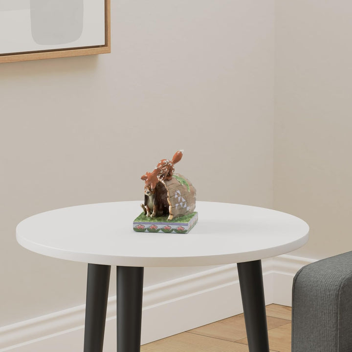 Jim Shore Disney Traditions Der Fuchs und der Hund ‚Unwahrscheinliche Freunde‘ Figurine One Size, On