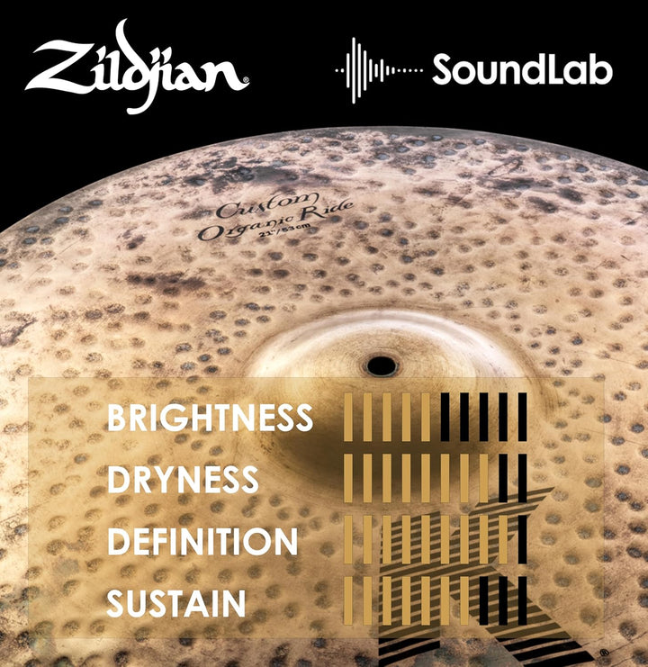Zildjian K Custom Series - 21" Organic Ride Cymbal 21 Zoll Organic Ride, 21 Zoll Organic Ride