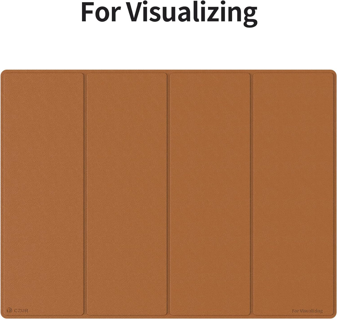 CZUR Doppelseitige Matte für Fancy S Pro, DIN-A3 Matte aus PU & Samt-Material, Faltbarer Scanhelfer