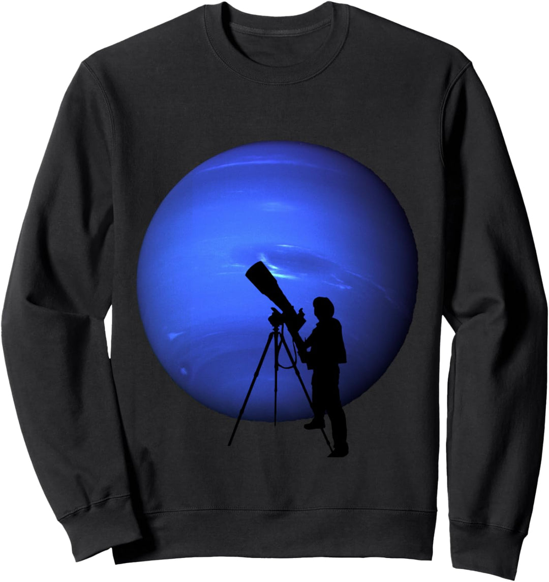 Astronomie Astrologie Planeten Sterne Neptun Geschenkidee Sweatshirt