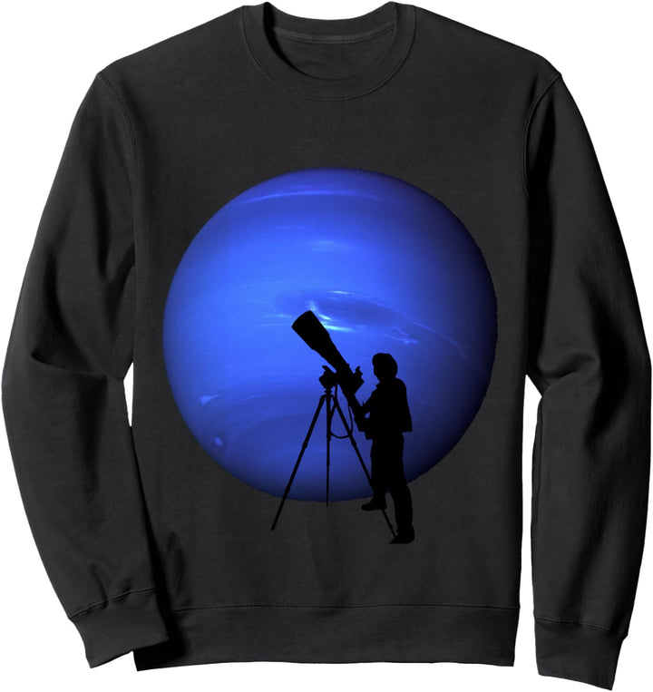 Astronomie Astrologie Planeten Sterne Neptun Geschenkidee Sweatshirt