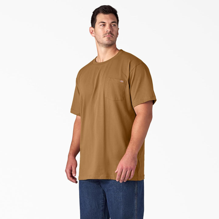 Dickies T-Shirt für Herren, kurzärmelig, schwer, Rundhalsausschnitt S Braun Duck, S Braun Duck