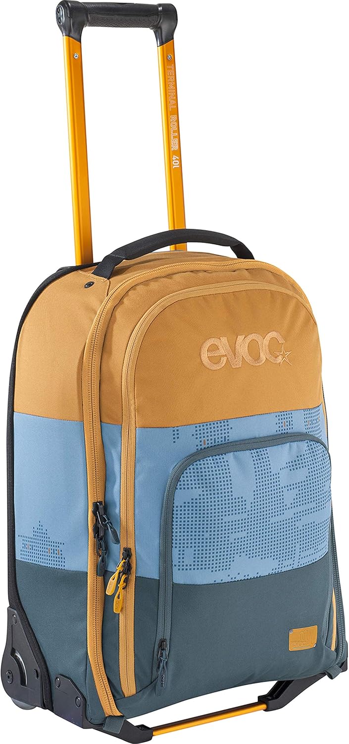 EVOC Reisetrolley Reisetasche Trolley fürs Handgepäck (Teleskopgriff, austauschbare Skate-Rollen, ex