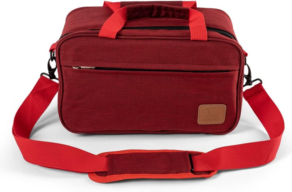 Liebeszeug® Tasche für Toniebox, 8 Hörfiguren, Kopfhörer, Ladegerät und Zubehör, auch Verwendbar als