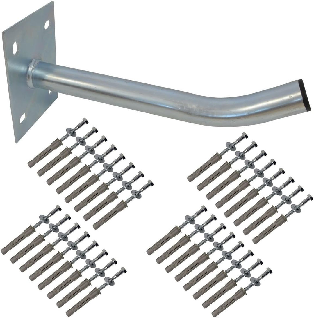 PremiumX 8X Autoreifen Wandhalter 35cm Reifenhalter für Felgen-Halterung inkl. Befestigung Montage-S