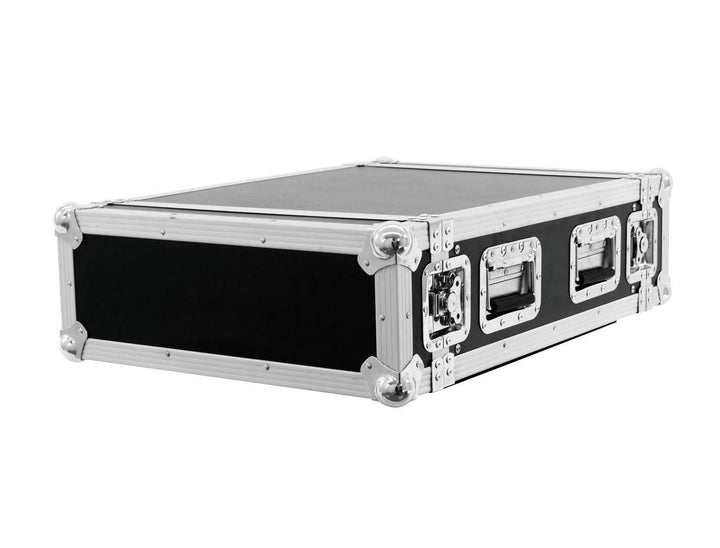 ROADINGER Verstärkerrack PR-2ST, 4HE, 57cm tief | Flightcase für 483-mm-Geräte (19") | mit mehrschic