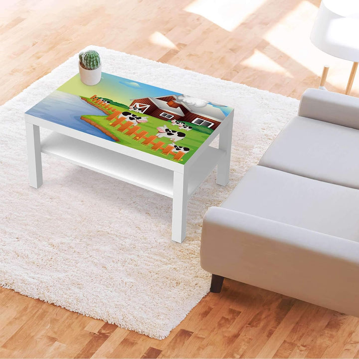 Möbelfolie für Kinder - passend für IKEA Lack Tisch 90x55 cm I Tolle Möbeldeko für Kinderzimmer Deko