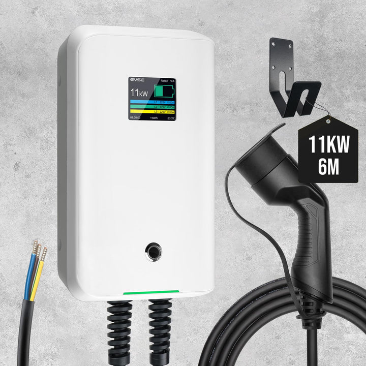 Morec 11kw ev Ladegerät 16A Dreiphasig EV Ladestation Wallbox EU Standard Typ 2 IEC 62196-2 Stecker