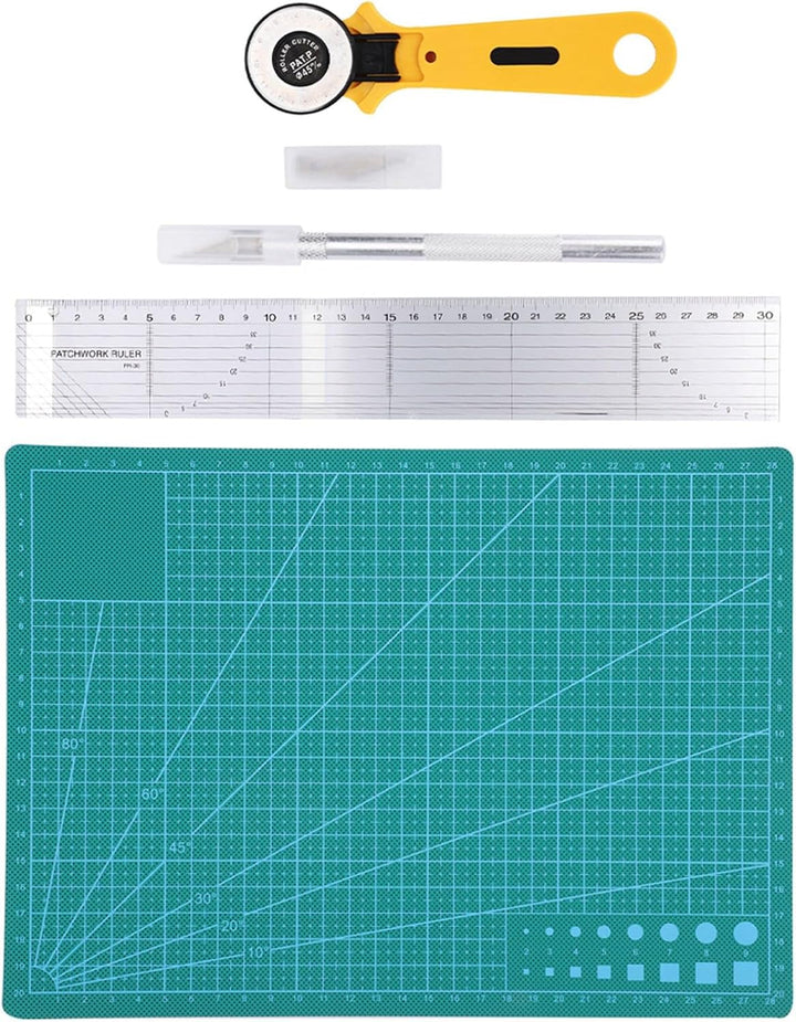 5 stücke Nähen Handmade Crafting Tool Kit, Schneidwerkzeuge Set zum Schneiden Stoff Papier Leder, Cl