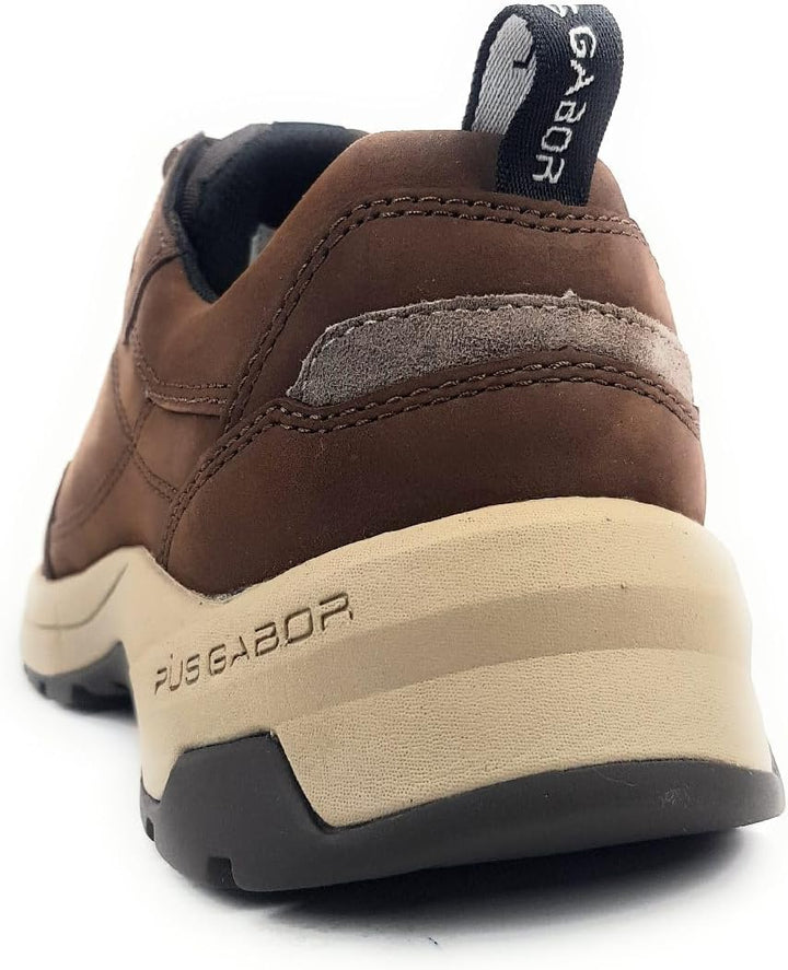 Pius Gabor Herren Sneaker Low,Halbschuhe,zertifiziertes Leder,Wechselfussbett 41 EU Braun Espresso 2