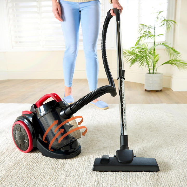 3 Pagen® beutelloser Zyklon-Staubsauger – 800w – 4,5 Meter Kabellänge – leicht & kompakt – waschbare