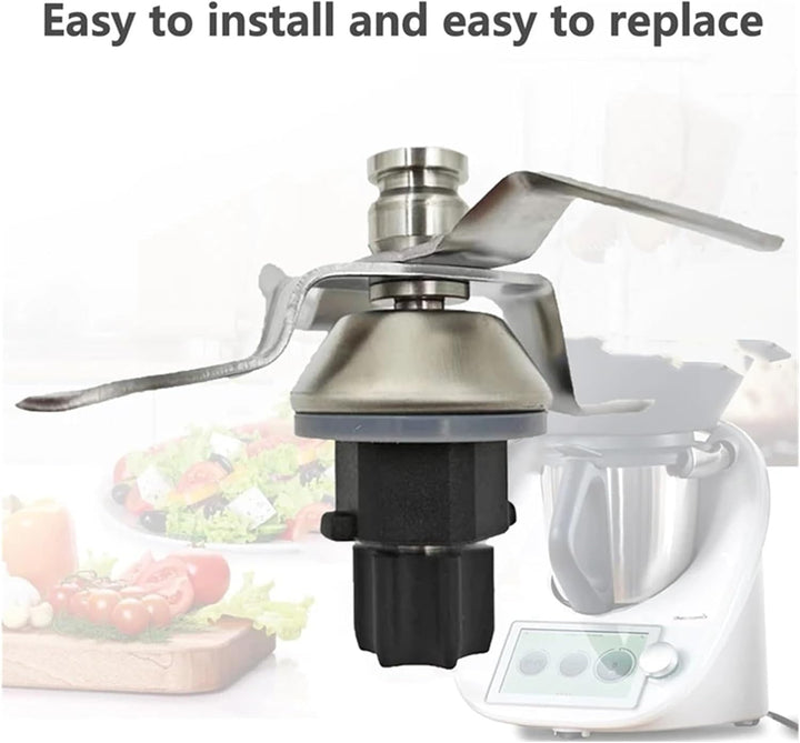 Kompatibel mit Thermomix Messer TM31 Ersatz,Messer TM31 aus Edelstahl inkl Diсhtung Ersatz,Kompatibe