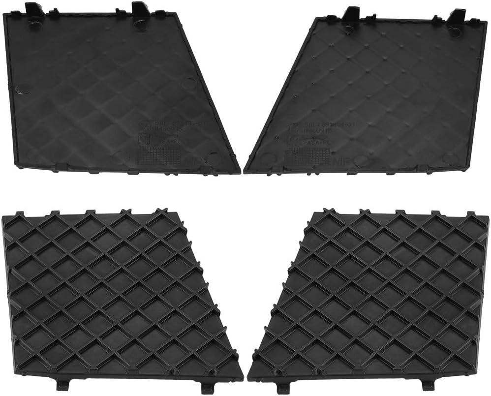 Broco Paar Left & RightFront Auto Lower Grill Mesh-Gitter-Abdeckung Trim for BMW E60 E61