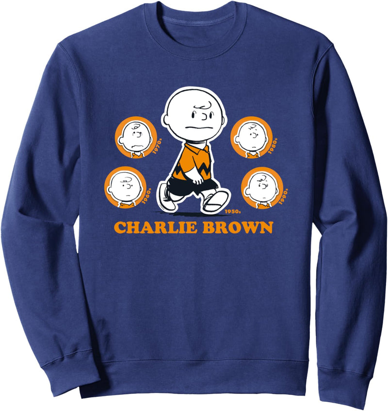 Peanuts Charlie Brown Jahrzehnte Sweatshirt