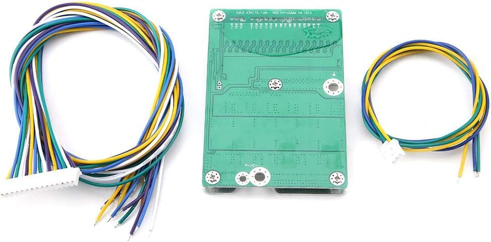 Lithium-Batterie-Schutzplatine, 17s 60V 50A BMS Li-Ionen-Batterie-Ladeschutzplatine mit Balance-Funk