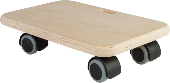 Dörner + Helmer Transportroller Quattro-Soft, 290mm x 190mm x 70mm, 80kg Tragkraft, Doppelrollen, fü