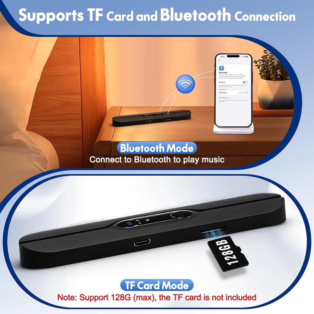 Bluetooth-Knochenschalllautsprecher, Tragbarer Schlaf Knochen Leitung Lautsprecher mit Stereo Bass,
