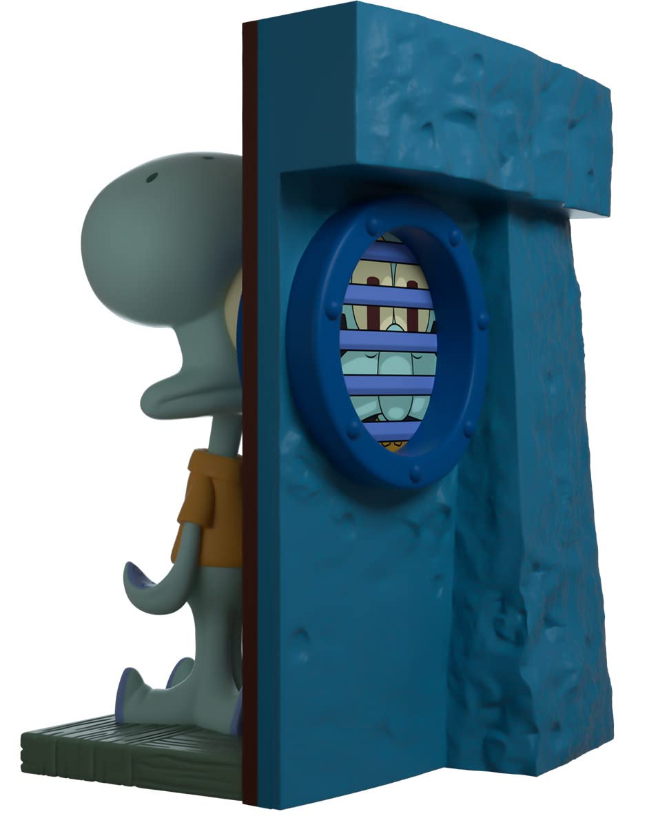 Inside Squidward Vinyl-Figur, 10,2 cm Squidward Collectible, basierend auf Internet Meme Sinking Fee