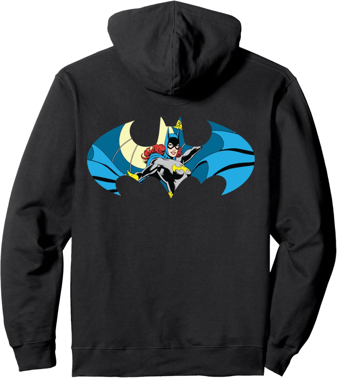 DC Batgirl Logo Charakterschild Pullover Hoodie
