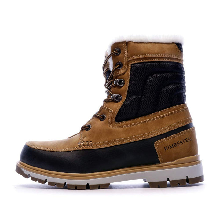 KIMBERFEEL Herren Lordan Schneestiefel 41 EU Beige, 41 EU Beige