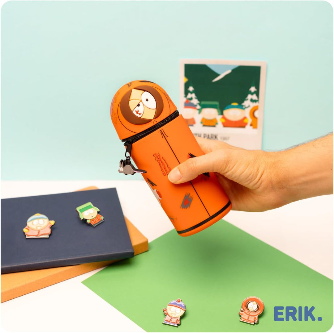Grupo Erik Mäppchen South Park Kenny 1 Fach - Stift Etui Schule - Federmäppchen Mädchen Schlampermäp