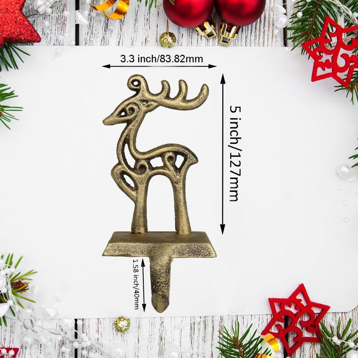 YWZHENYU Weihnachtsstrumpfhalter, langlebig, Haken für Kaminsims, Kamin, Strumpfhaken für Weihnachts
