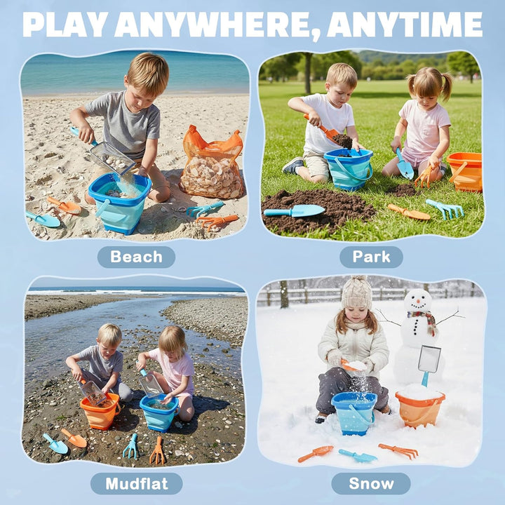 Dreamon Sandspielzeug Sandkasten Spielzeug Kinder 3 4 5 Jahre Strandspielzeug Kinder Mit Faltbarer E
