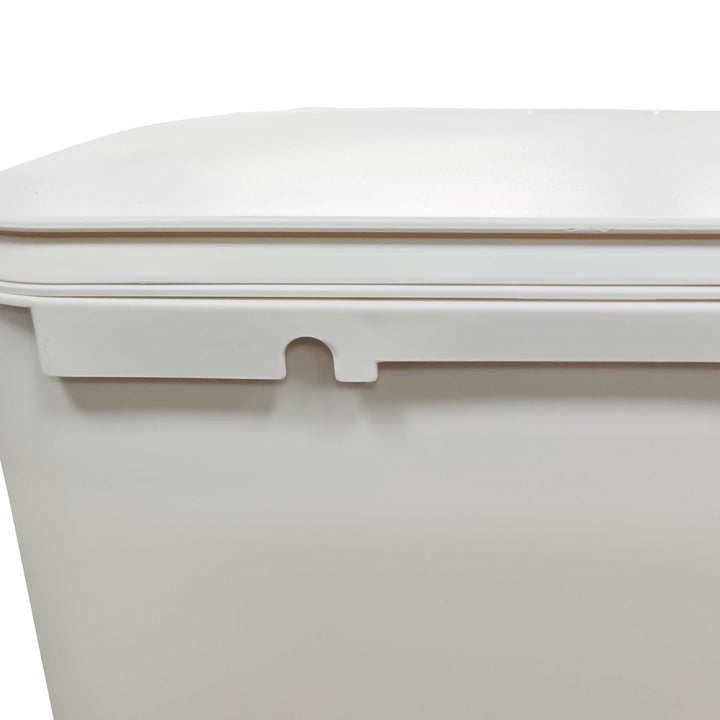 Relaxdays Küchenmülleimer, 9 L, hängender Komposteimer, für Biomüll & Restmüll, Türmüllbehälter, Kun