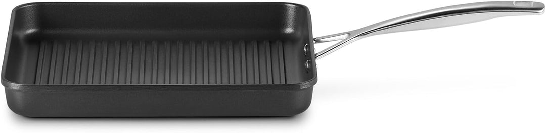 Le Creuset Aluminium-Antihaft Grillpfanne, 28 cm, Mit Rillen, Für alle Herdarten inkl. Induktion gee