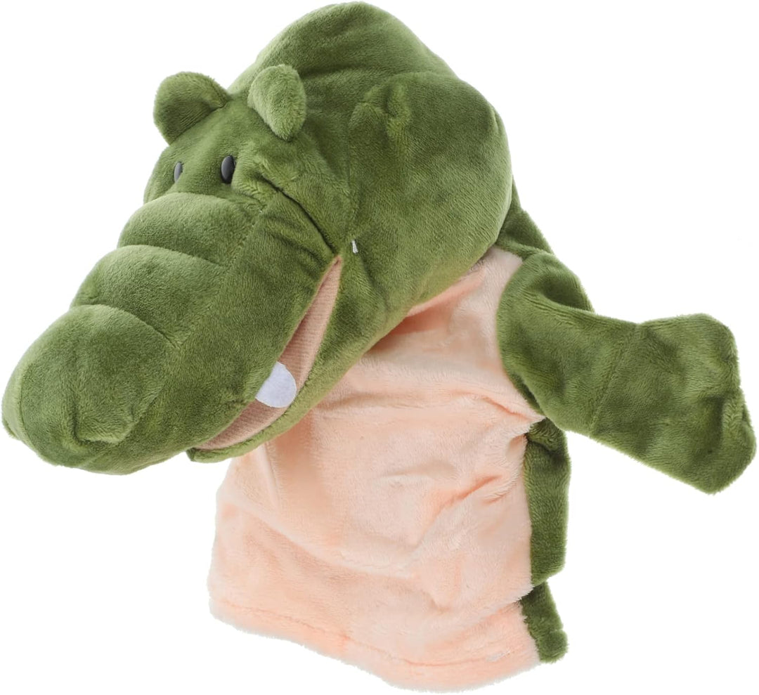 SUPVOX Krokodil Handpuppe mit Offenem Mund Interaktives Pädagogisches Tier Handspielzeug für Fördert