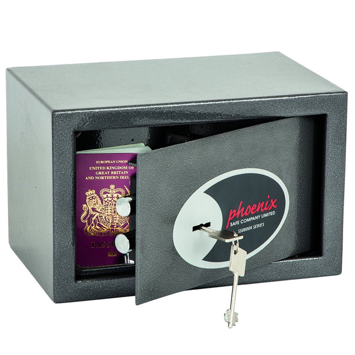 Phoenix Safe Vela Home & Office Sicherheitstresor mit Schlüsselschloss | Gewicht: 6.5 kg | Masse: 20