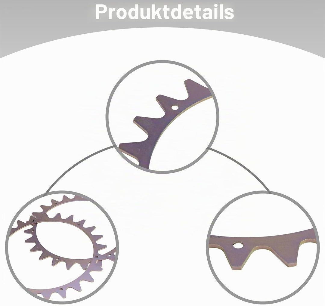2 Stück Edelstahl-Mäher-Spikes, Roboter-Rasenmäher-Schrauben, Traktionsverbesserung für RMI 422, 225