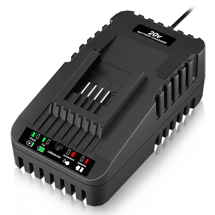 Schnellladegerät Ersatzladegerät für Worx Akku Ladestation Kompatibel mit Worx 20V Akku WA3551