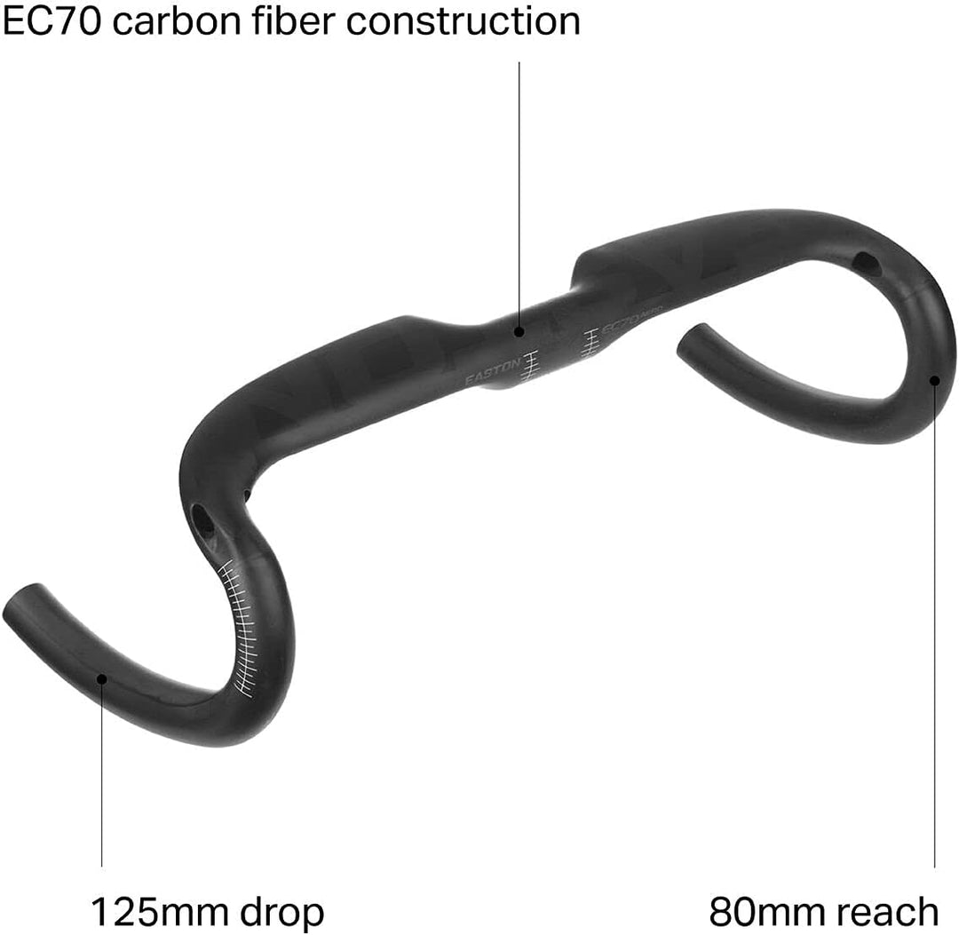 Easton EC70 Aero 2016 Lenker Route Nicht zutreffend Schwarz, Nicht zutreffend Schwarz