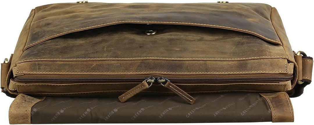 Greenburry Herren Henkeltasche antikbraun 25