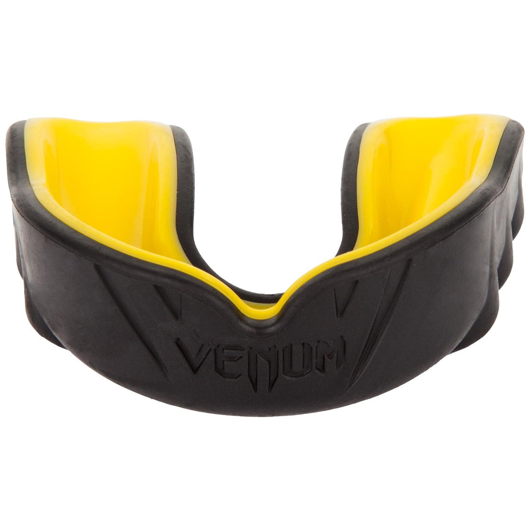 Venum Unisex Senior 11+ Jahre Challenger Mundschutz, Einheitsgrösse Schwarz/Gelb Single, Schwarz/Gel